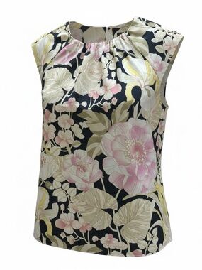 Ted Baker London Floral Cap-Sleeve blouse Women’s Size Small